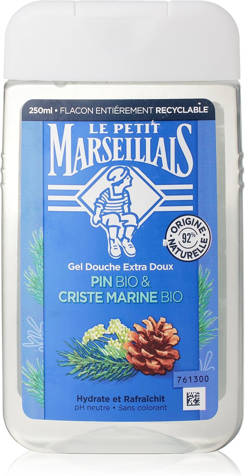 Le Petit Marseillais Shower Gel for Men Pine and Sea Fennel 250 Ml image number 3