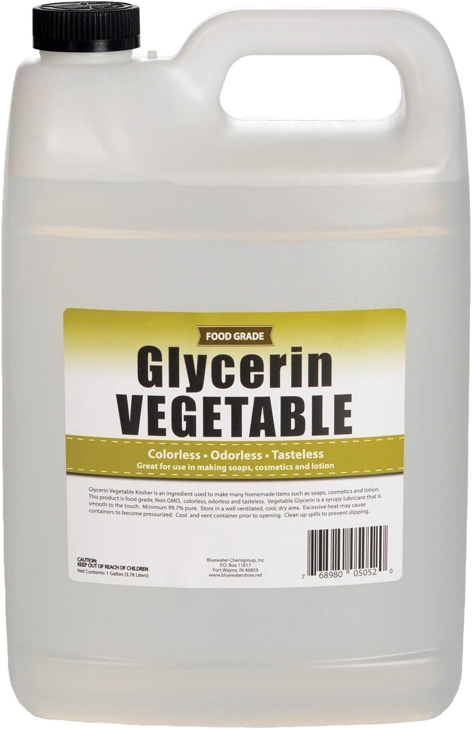 Sanco Industries Vegetable Glycerin - 1 Gallon - All Natural, Kosher, USP Grade - Premium Quality Liquid Glycerin, Excellent Emollient Qualities, Amazing Skin and Hair Benefits, DIY Beauty Products image number 2