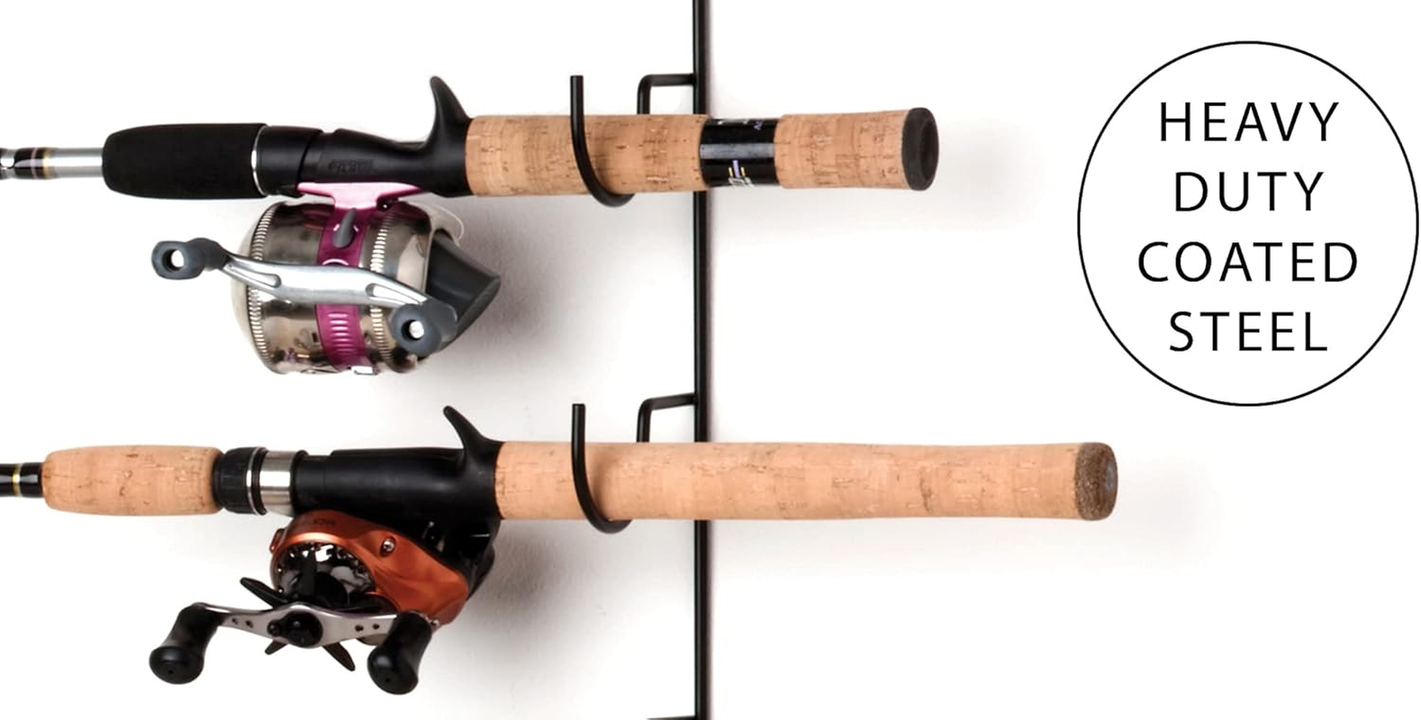 Rack'Em Horizontal 6-Rod Fishing Rod Rack, (7006) image number 4