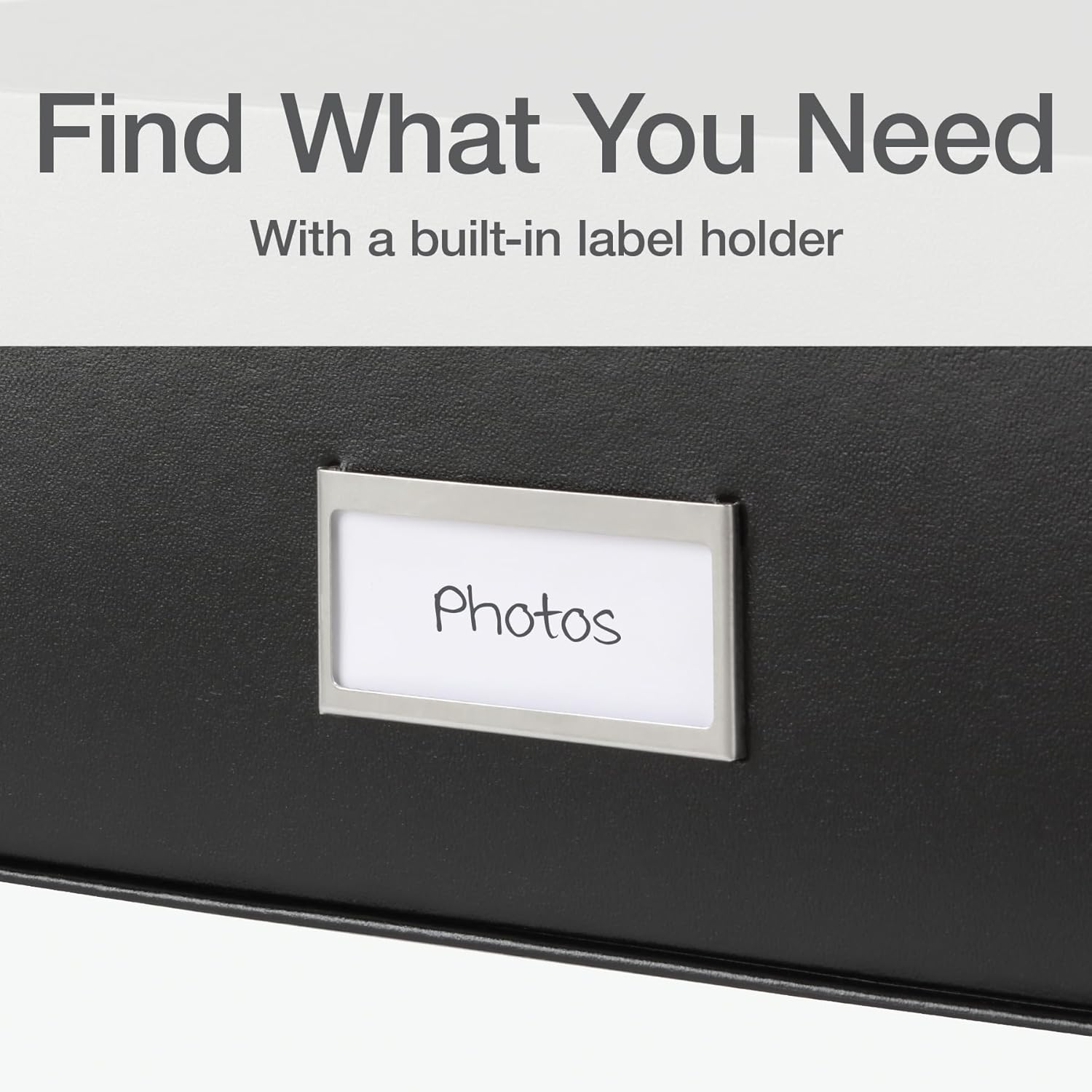 Oxford Keepsake Box, Protective Storage Box, Home and Office Organizer, Photo Storage Box, Souvenir Organizer, Small, 6" X 12" X 4 1/4" (41789) image number 5