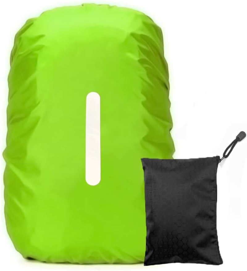 LICQIC Waterproof Rain Cover for Backpack, Reflective Rucksack Rain Cover for Outdoor, Hiking, Camping, Traveling, Cycling