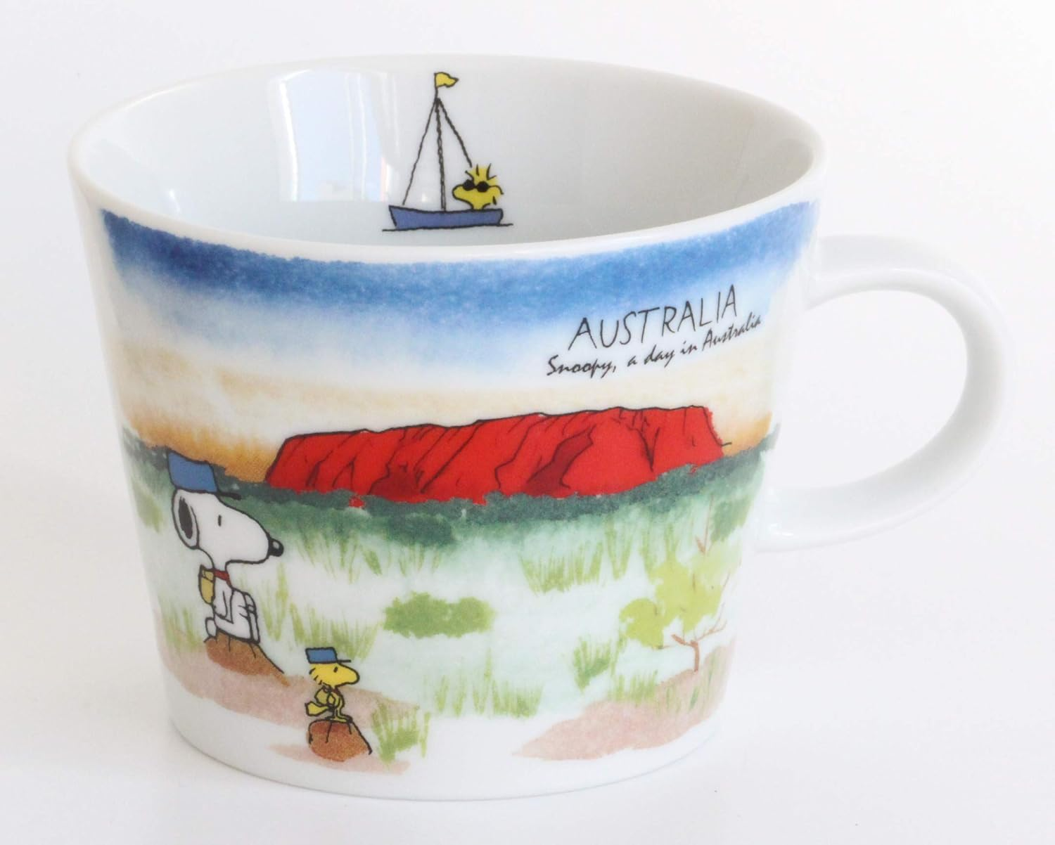 Snoopy 3870081 World Travel Mug, Australia, Capacity: Approx. 12.5 Fl Oz (370 Ml), Mug image number 4