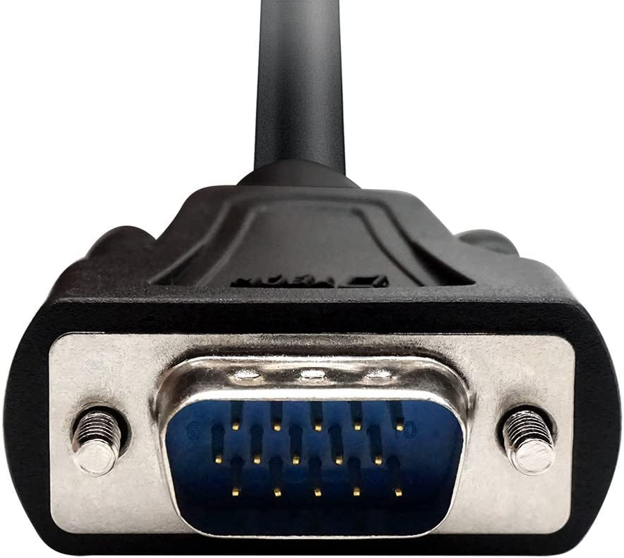 DTECH 8M VGA Computer Monitor Cable 1080P High Resolution Long Full HD Video Cord for PC Projector Display Desktop Laptop (25 Feet, Black)