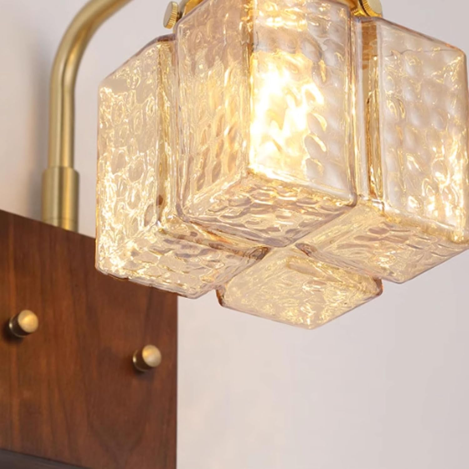 LED Wall Light Indoor Wall Lamps Wall Lamps Sconces Classical Light with Glass Lampshade for Bedside Living Room Wall Lighting image number 3