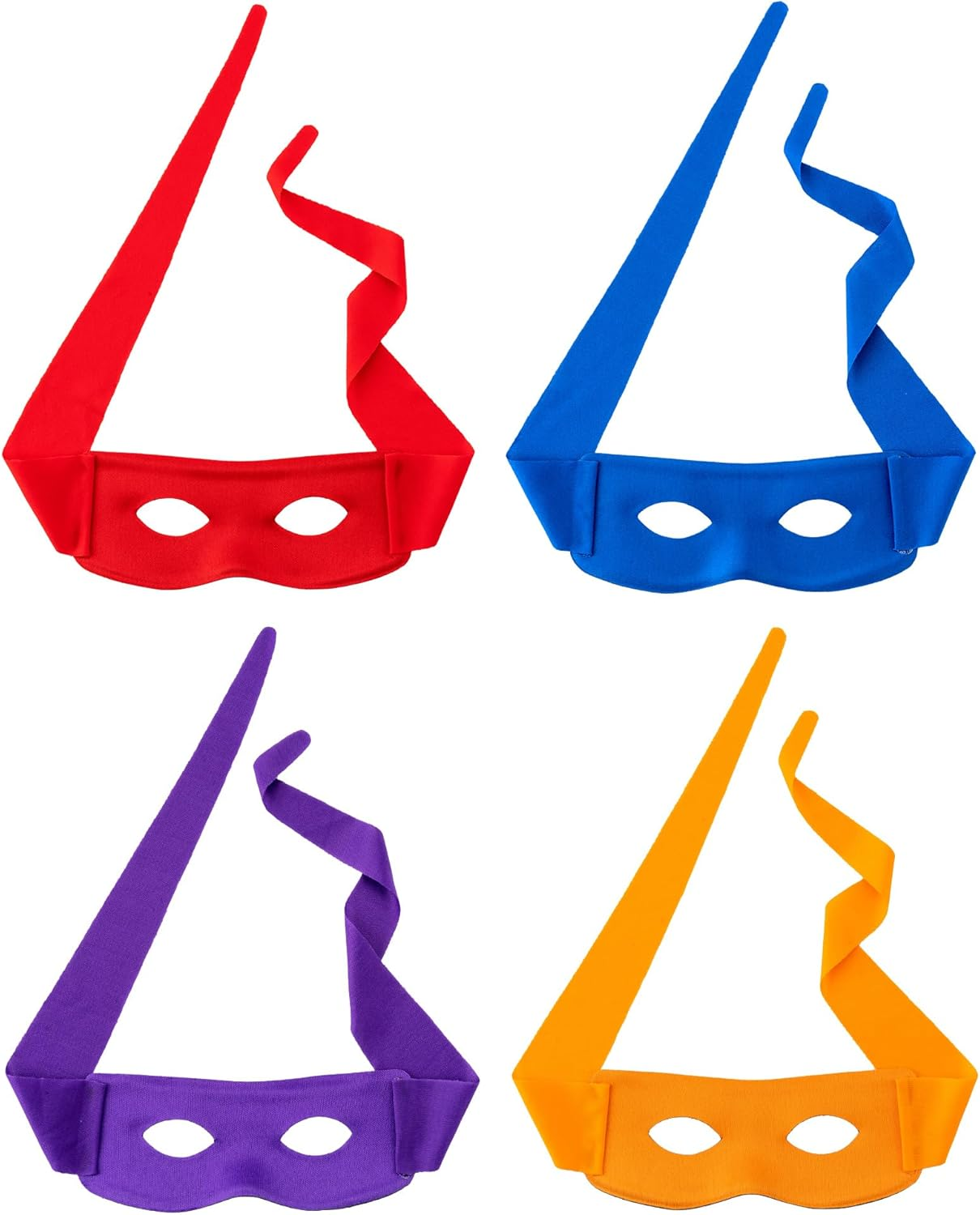 4 Pcs Halloween Costume Eye Mask Hero Masquerade Cosplay Accessories Dress up Party image number 4