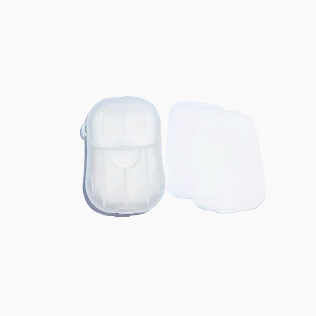 SUPVOX 20Sheets Travel Hand Soap Sheets Confetti Soap Paper Portable Bath Face Wash Safe for Camping Hiking Office Home Use image number 5
