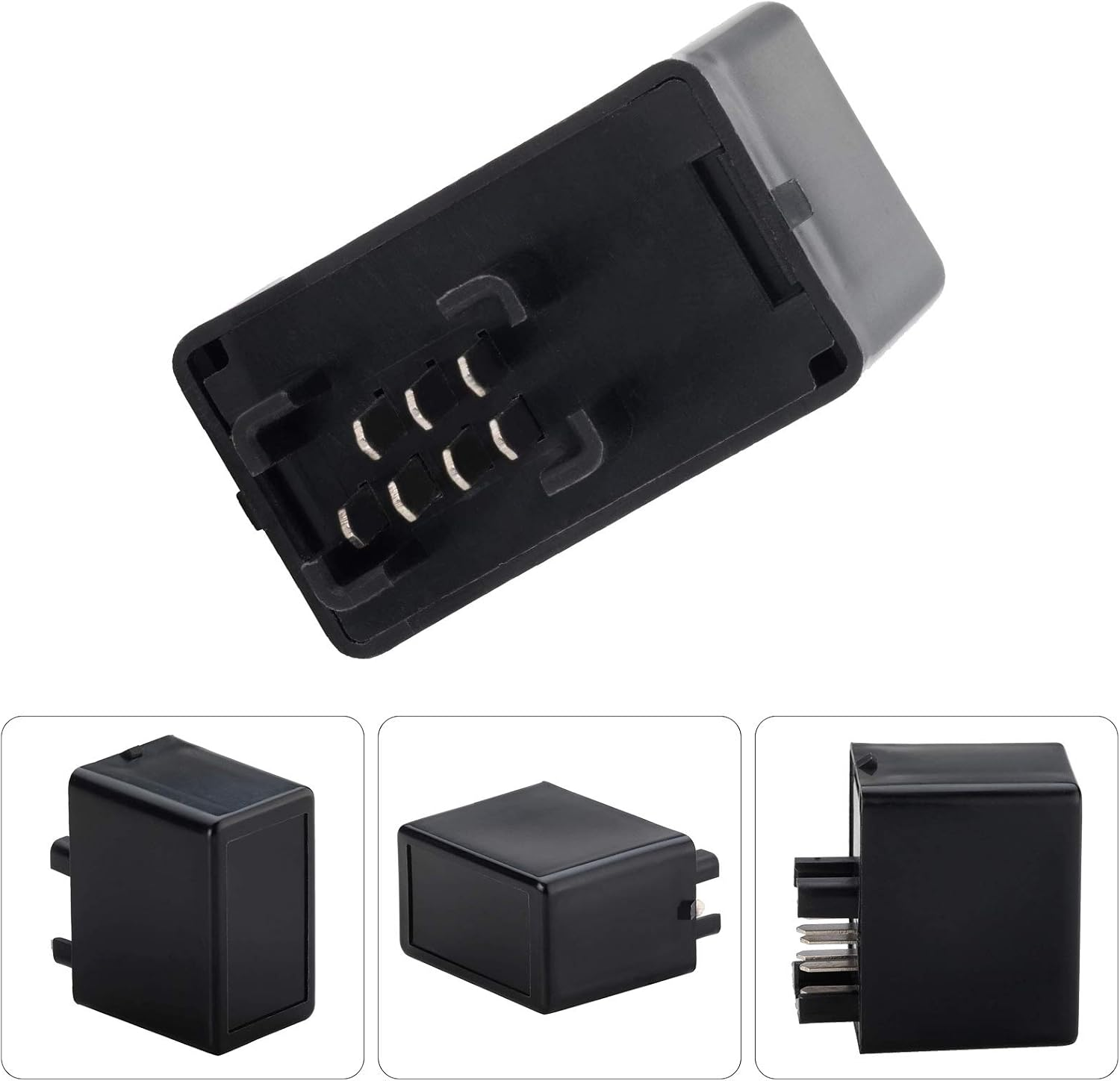 Emsea 7 Pin 12V LED Indicator Flasher Relay Compatible with Suzuki Compatible with GSXR 600 750 1000 GSF 650 image number 1