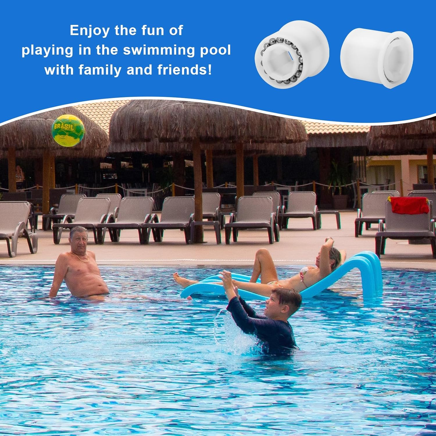 Arrogantf PVX976PK2 Wheel Bearing Compatible with Hayward Pool Cleaners Part for Aquanaut Poolvergnuegen Phoenix Pool Vacuum Parts Wheel Bearing 2 Wheel 4 Wheel Pool Cleaners Parts 200 400 450, 2 Pack image number 3