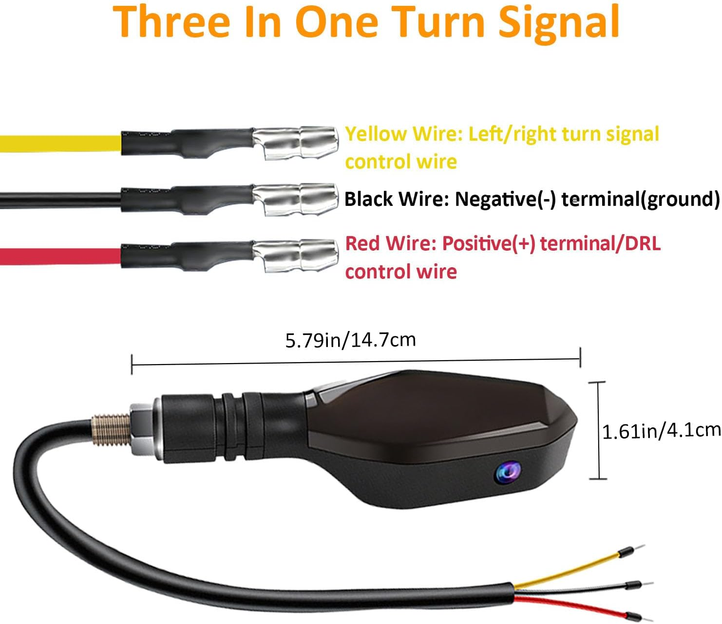 2 PCS LED Turn Signal Lights Projector for Motorcycle,Motorcycle Turn Signals,27 Lighting Modes RGB Flowing Daytime Running Lights, Motorcycle Turn Signal Lights with Arrow Projection - Style B image number 2