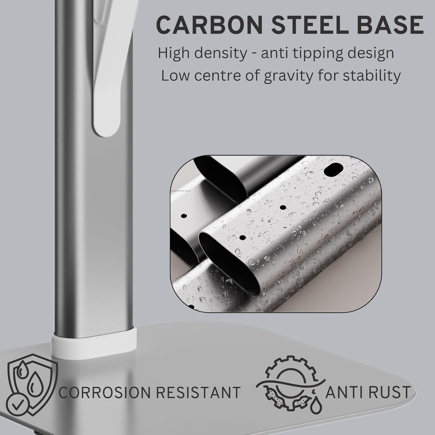 Freestanding Holder for Dyson Vacuum Stand &ndash; Suitable for Dyson V6 V7 V8 V10 V11 V12 V15 Gen5 & DC Series Vacuum Cleaners, Elegant and Stable Standing Dock &ndash; Accessory Storage Stand for Dyson image number 3