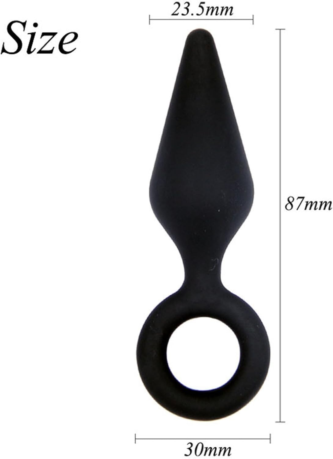 Anal Butt Plug Trainer Anal Plugs Beginners Starter Set for Women and Men Soft Anal Dildo Beads Plugs Trainer 5 Piece Set Silicone Adult Sex Toy image number 2