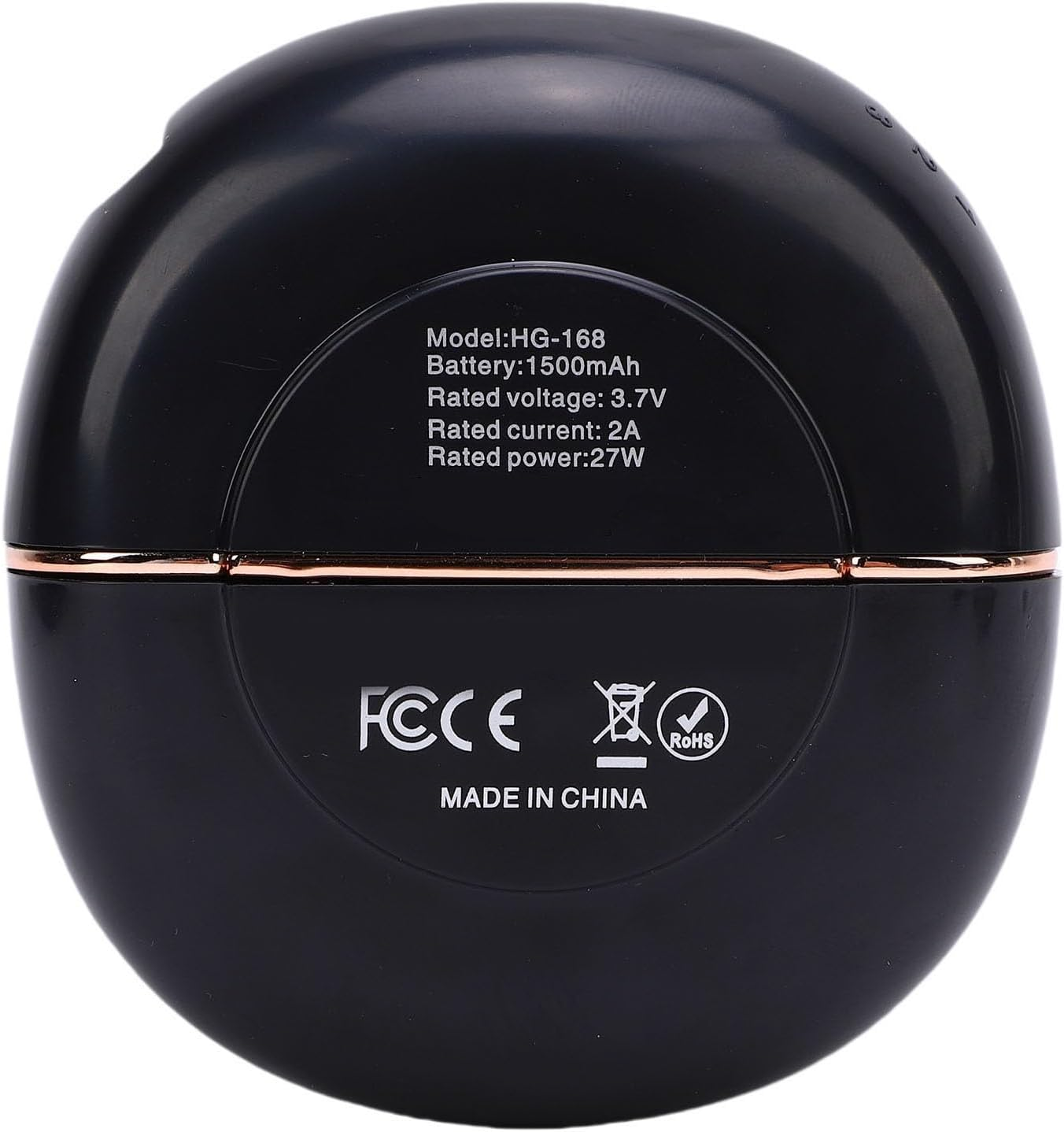 Pongnas Cordless Hair Straightener Comb, Quick Heating, Rechargeable Hot Brush, Hair Straightener for Home and Travel, 27 W (Black) image number 5