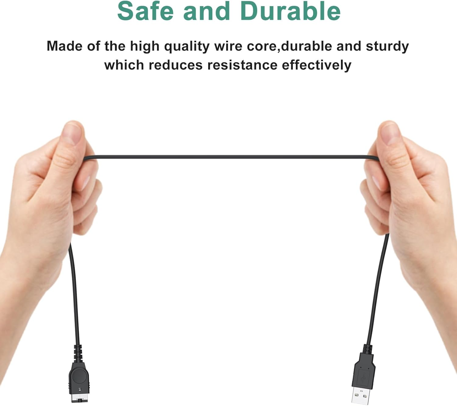 120CM GBA SP Charger USB Cable for Nintendo DS Original Console Charger (NDS)/ Gameboy Advance SP USB Charging Cable, 3.9Ft Power Charging Cord image number 4