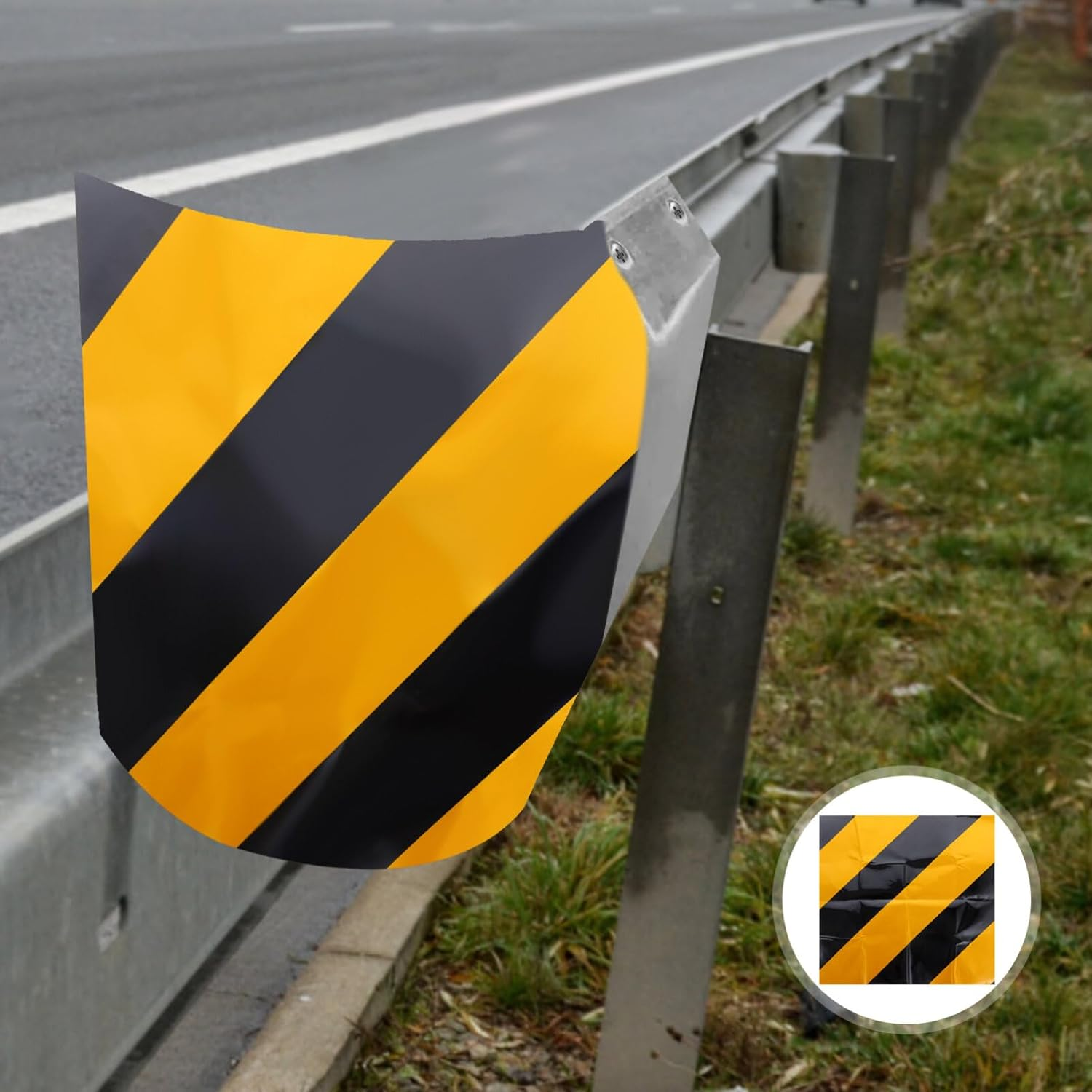 Gatuida Driveway Reflective Markers Road Post Marker Sticker Film for Enhanced Safety image number 3