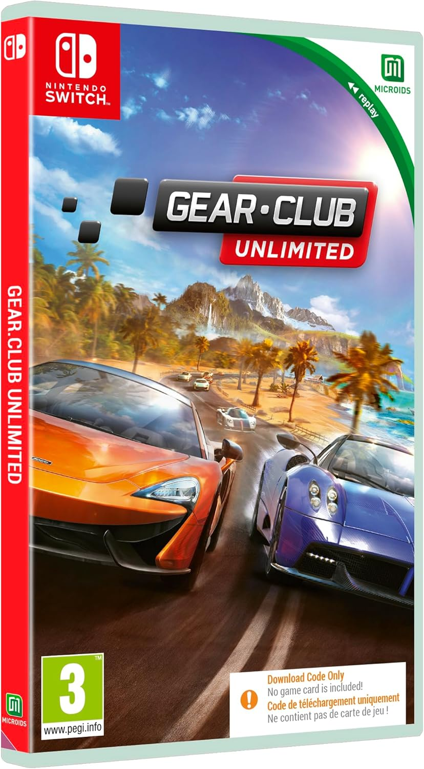 Microids Gear Club Replay Code in a Box Nintendo Switch Video Game image number 1