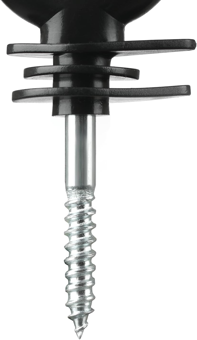 50 Pcs Ring Insulator with Thread, Electric Fence Insulators for Wooden Posts, Rope image number 2