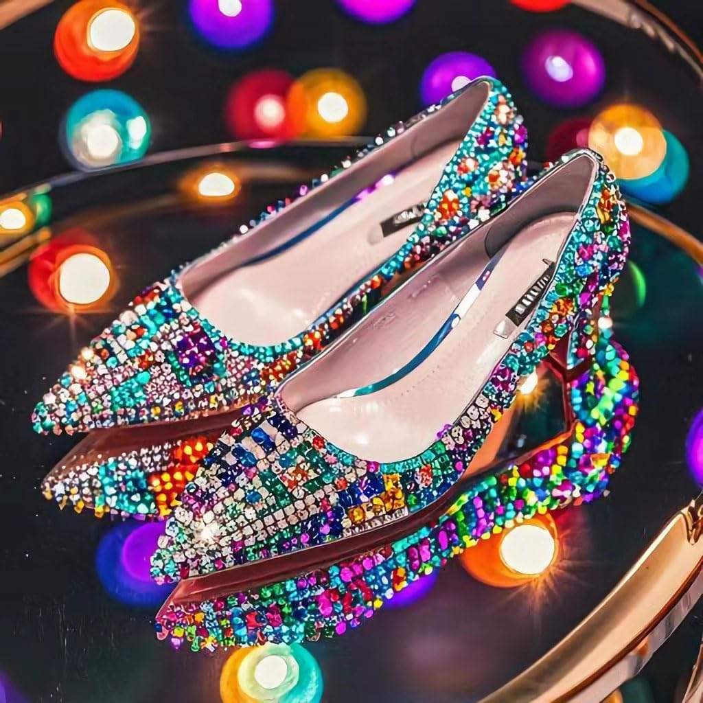 Mix Sizes 300Pcs Crystal Clear AB Nail Art Rhinestones DIY Non Hotfix Flatback Acrylic Nail Stones Gems for 3D Nails Art Decorations Lake Blue AB - Dark Blue Ab image number 2