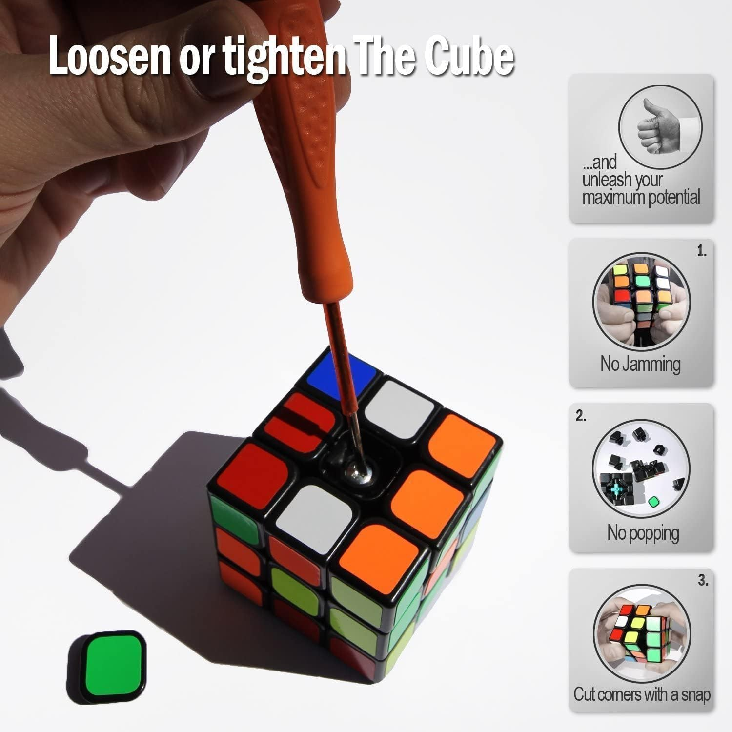 Agreatlife Buttery Smooth Durable with Vivid Colors Rubix Cube | More Precise and Turns Quicker Speed Cube 3X3 for Pro and Beginners Brain Teaser | Enjoy This Magic Cube Puzzle Box