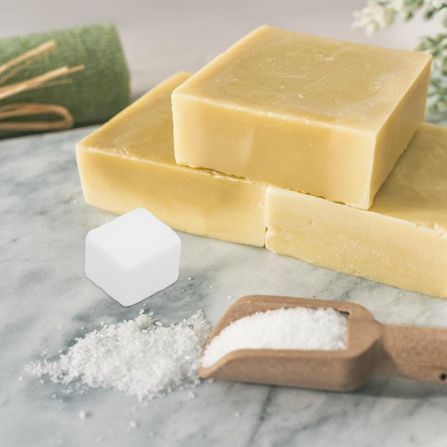 Natural Soap Base for Soap Making 400G White Glycerin Organic Suitable for Crafting and Skincare Projects image number 1