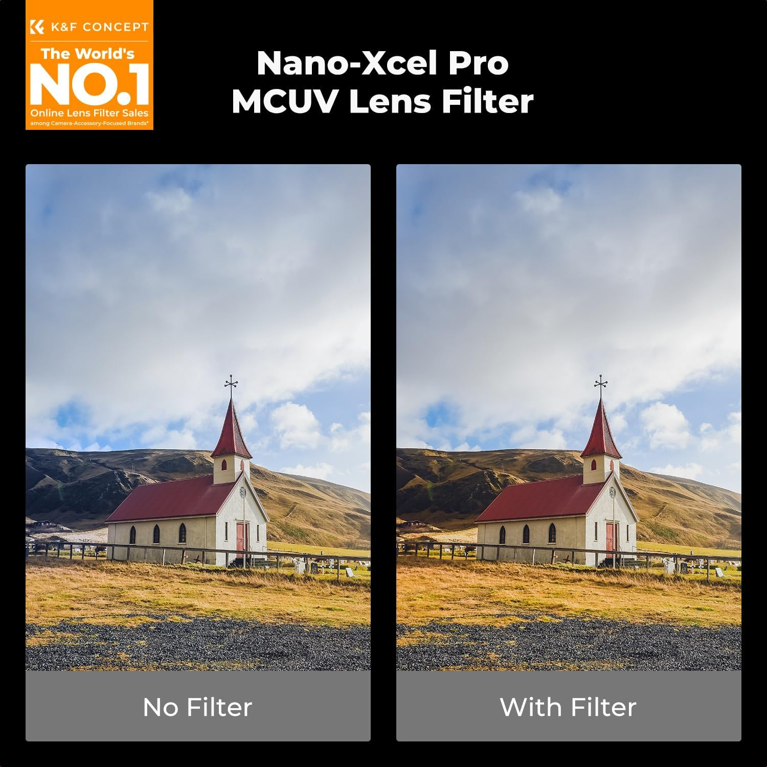 K&F CONCEPT 77Mm MC UV Lens Protection Filter Super Slim with 36 Multi-Layer Coatings, High Definition UV Camera Lens Filter (Nano-X PRO Series) image number 6