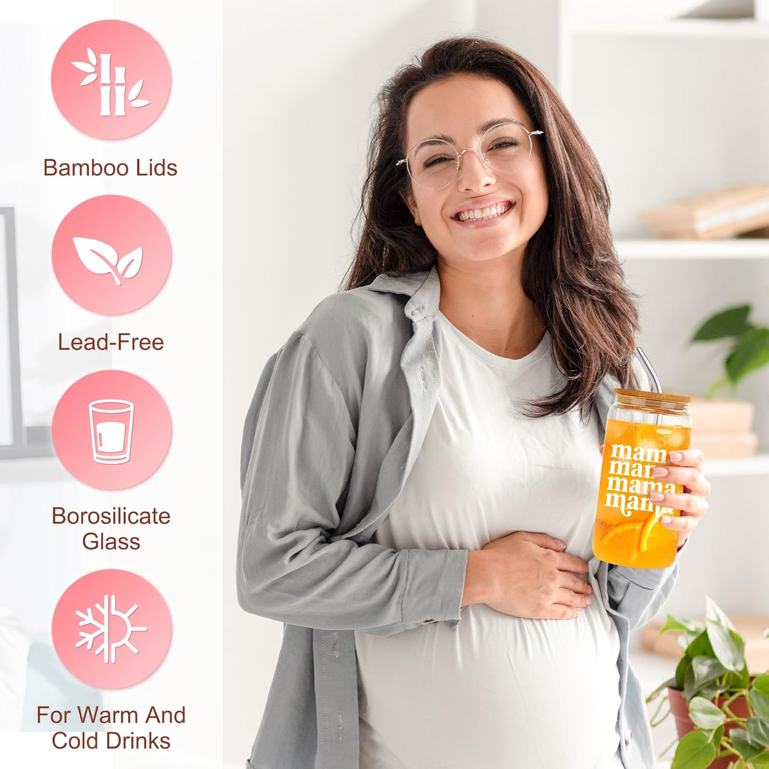 POSTPARTUM GIFTS for MOM - Looking for Pregnancy Gifts for an Expecting Mom? Nothing Says "I Care" like a Carefully Selected and Filled with Ele New Moms Gift Set image number 2