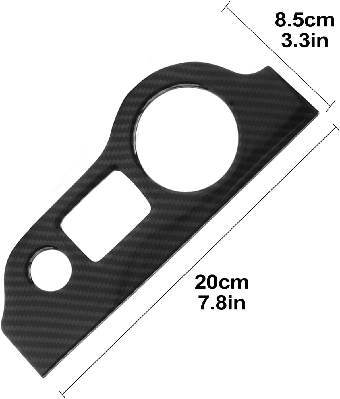 Car Headlight Button Protection, Auto Headlight Knob Cover, Protective Car Headlight Frame, Headlight Control Panel Frame with Heavy Duty Construction for Vehicle Automotive Accessories image number 2