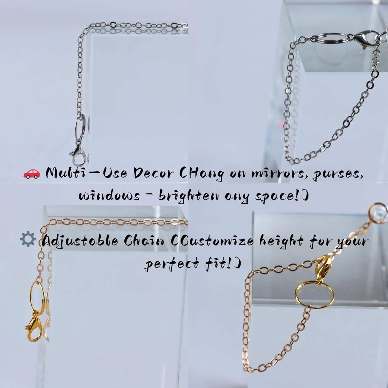 Crystal Sun Catcher for Car, Car Charms Rear View Mirror, Butterfly Hanging Ornamentcar Sparkling Crystal Prism Decor, Cars Accessories for Women image number 5