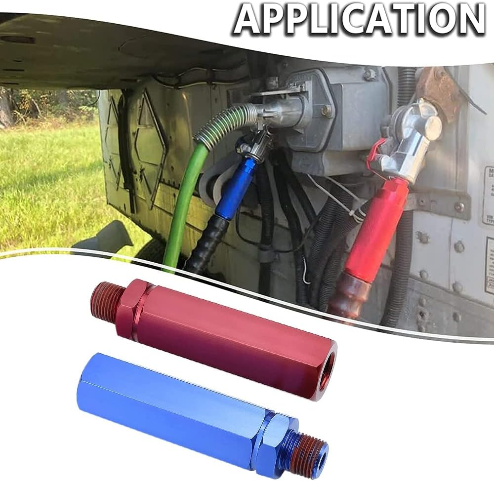 Glad Hands Grips, Gladhand Handle Set for Truck Trailers Service & Emergency Brake Air Hose Easier Coupleling 1 Pair image number 3