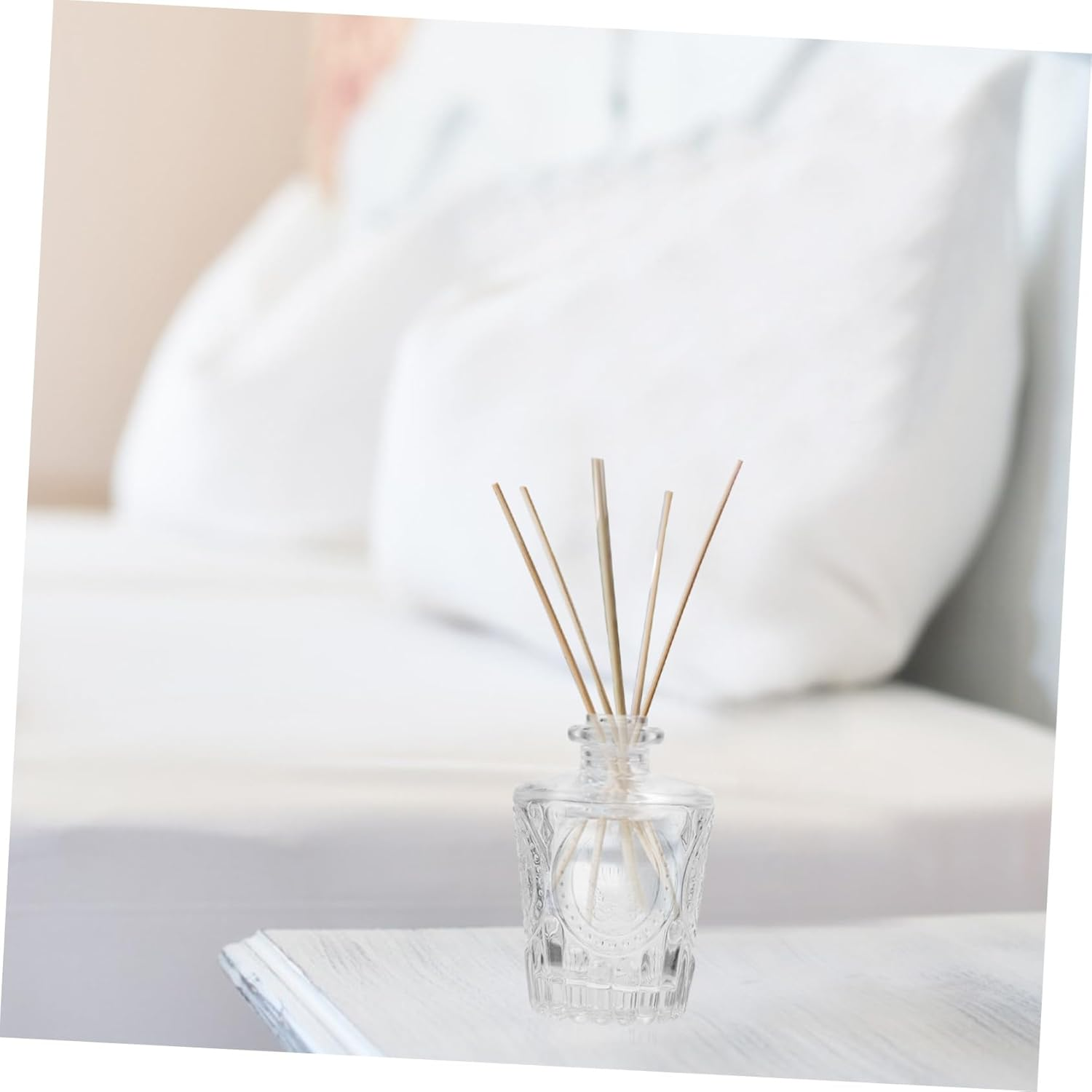 Set of 2 Empty Bottles 50Ml Car Aromatherapy Essential Oil Refillable Glass Diffuser Jars image number 1