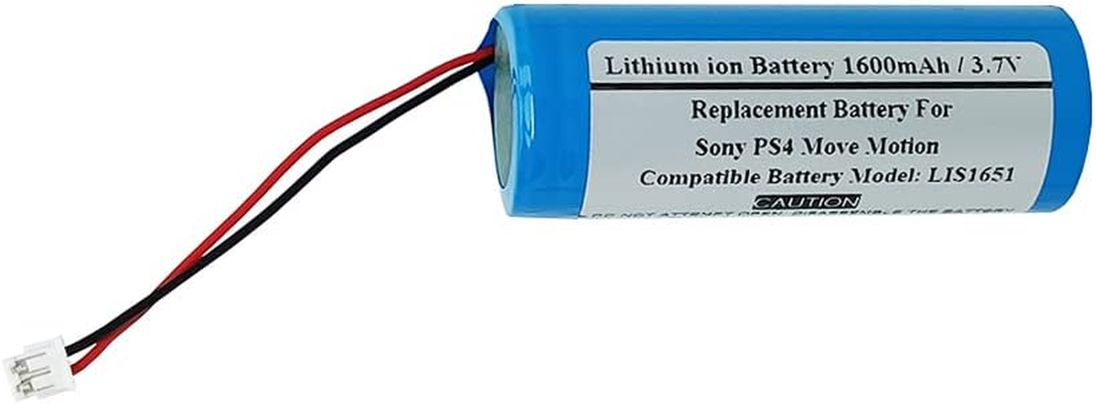3.7V 1600Mah Replacement Battery for Sony PS4 Move Motion Controller, Playstatio N Move Motion Controller, Battery Part Number: LIS1651