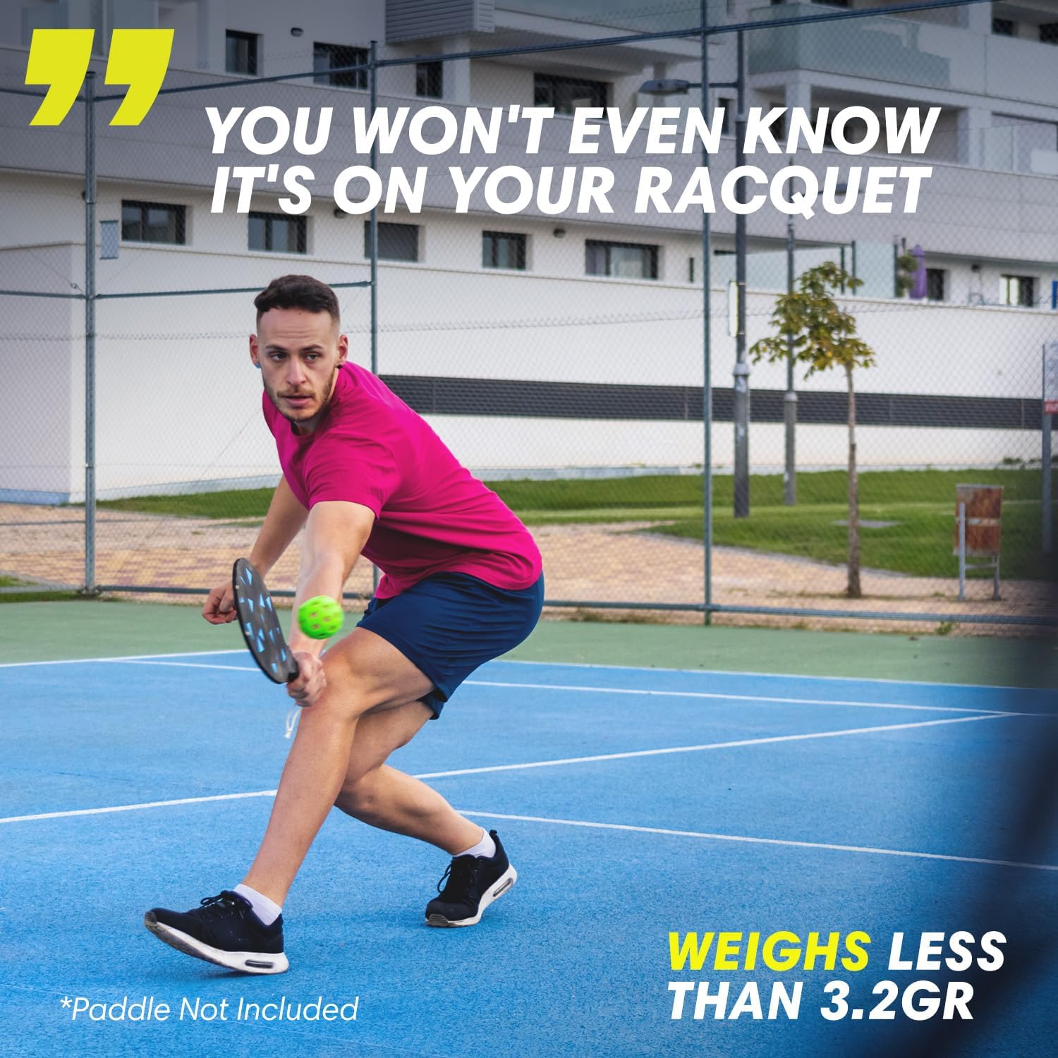 Portable Pickleball Paddles Scorekeeper, Easily Mounted Small Scoreboard to Keep Score of Points, Games, and Server, Lightweight Mini Score Keeper, Set of 2, 3.2G