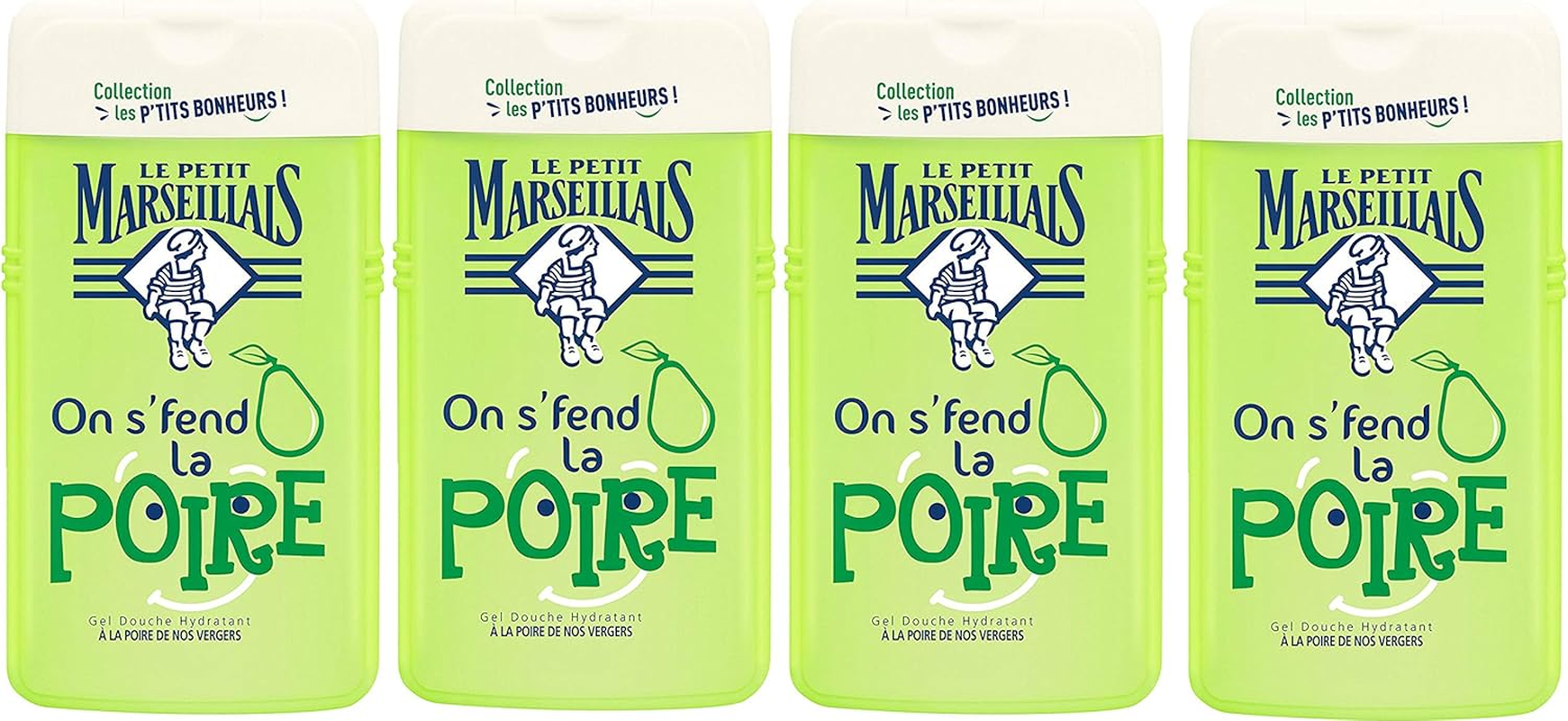 Le Petit Marseillais Set of 3 Moisturising Shower Gel with Sea Salt 250Ml image number 2