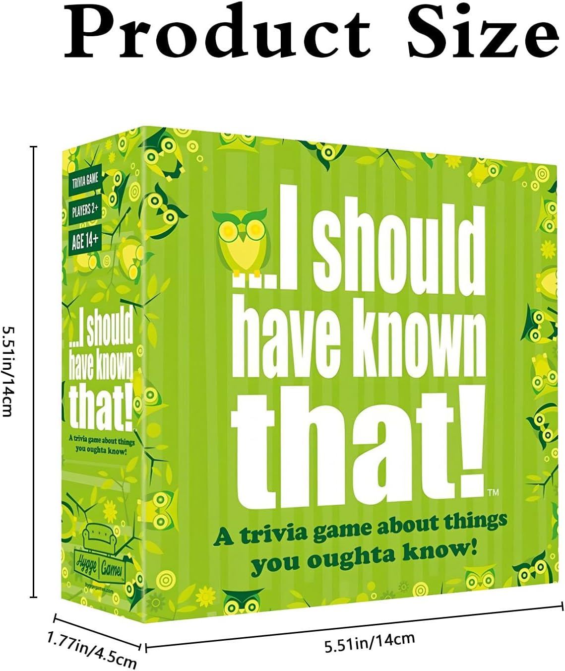 I Should Have Known That! Trivia Game for Adults - Fun Travel & Family Card Game with Yes/No Questions, Compact 5.5X5.5X1.5 Inch Box (Green/Red) - Perfect Board Games for Parties & Gifts image number 3