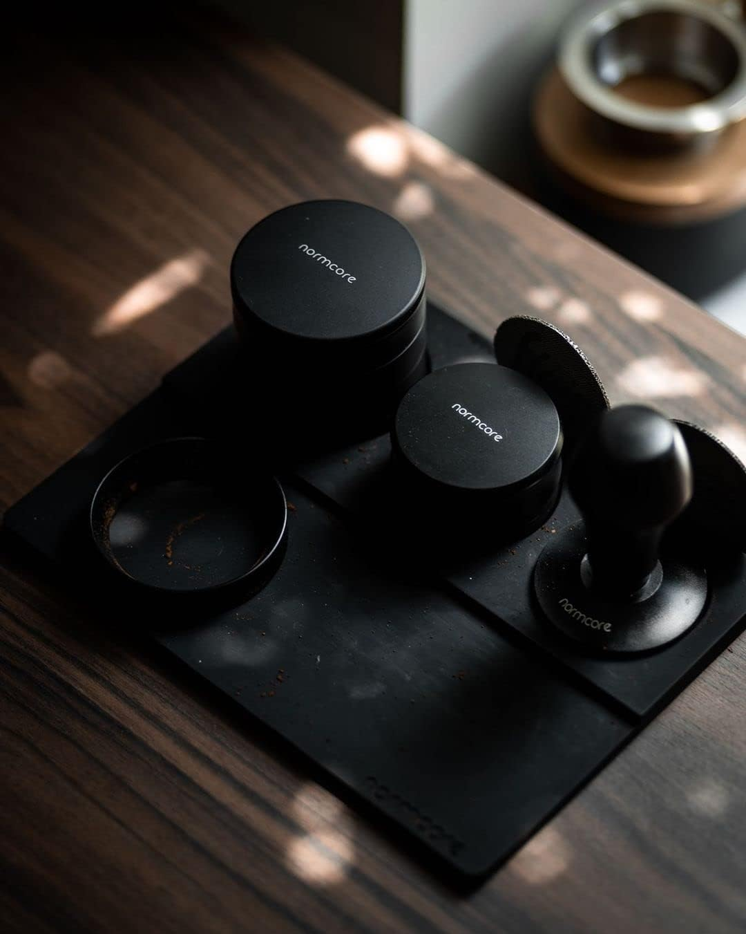 Normcore Tamper Mat V2, Tamping Mat Made of Premium Silicone, Tamper Station, Non-Slip, Coffee Mashing Mat, Espresso Tamper Mat for Portafilter, Tamper Tray image number 2