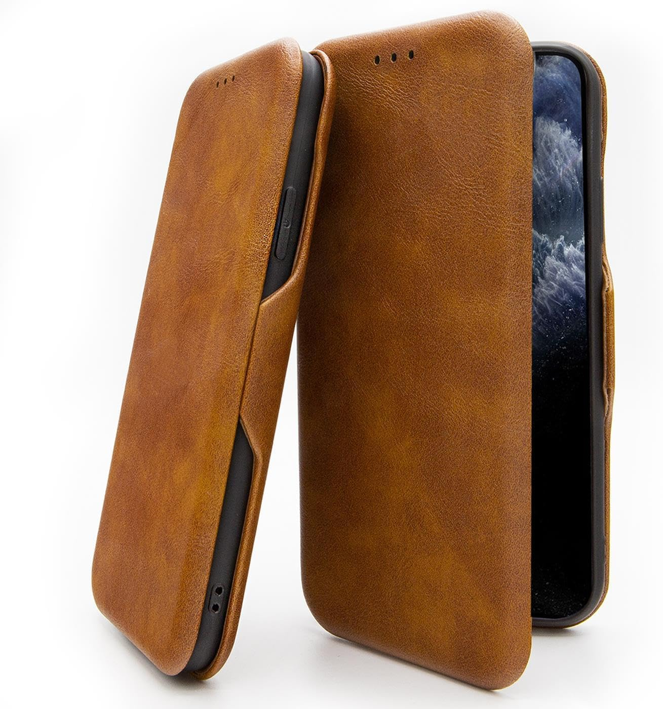 Verco Mobile Phone Case for Iphone 17, Book Style Mobile Phone Flip Cover for Iphone 17 Case Flip Case Book Case Bag, Brown image number 7