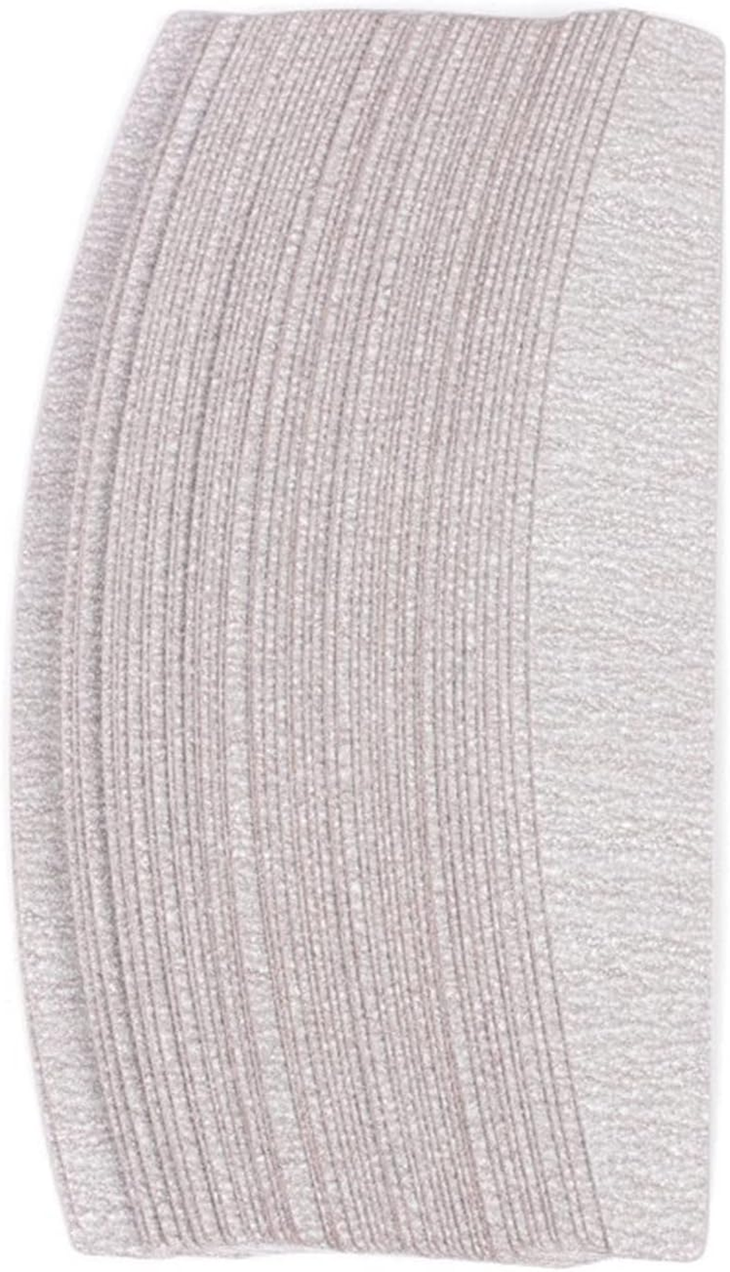 TRUSTTWO 50Pcs/100Pcs Grey Removalble Pads with Metal Handle Replacement Sandpaper Nail File 100/180 Fit for Manicure Calluses Remover Buffer the New (Color : 50Pcs Sandpaper 180) image number 4