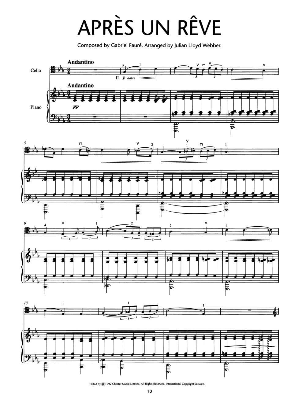 THE GREAT CELLO SOLOS ESS REPERTOIRE for CELLO and PIANO image number 3