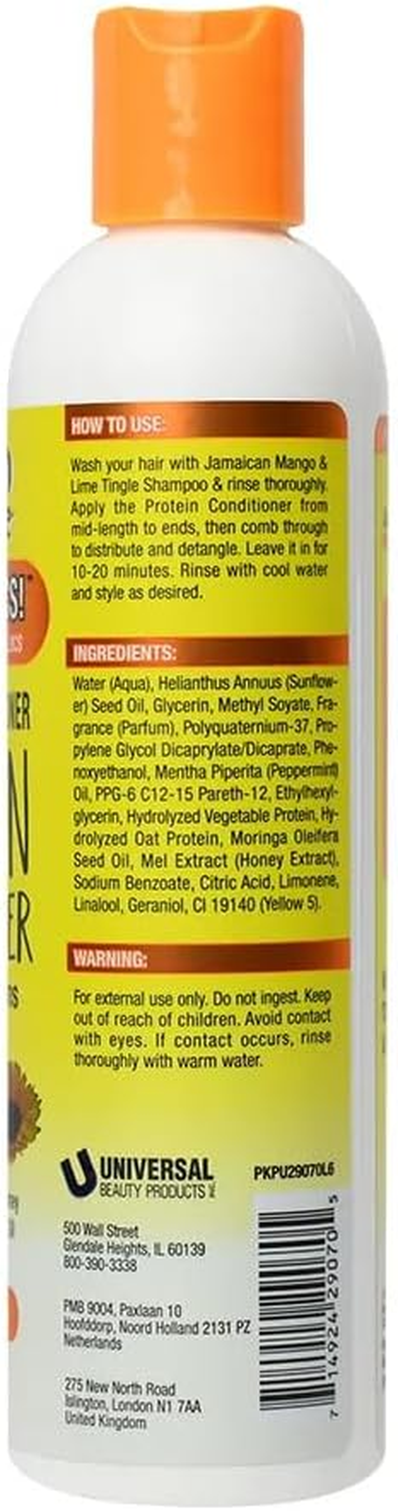 Jamaican Mango & Lime Protein Conditioner, 8 Ounce image number 4