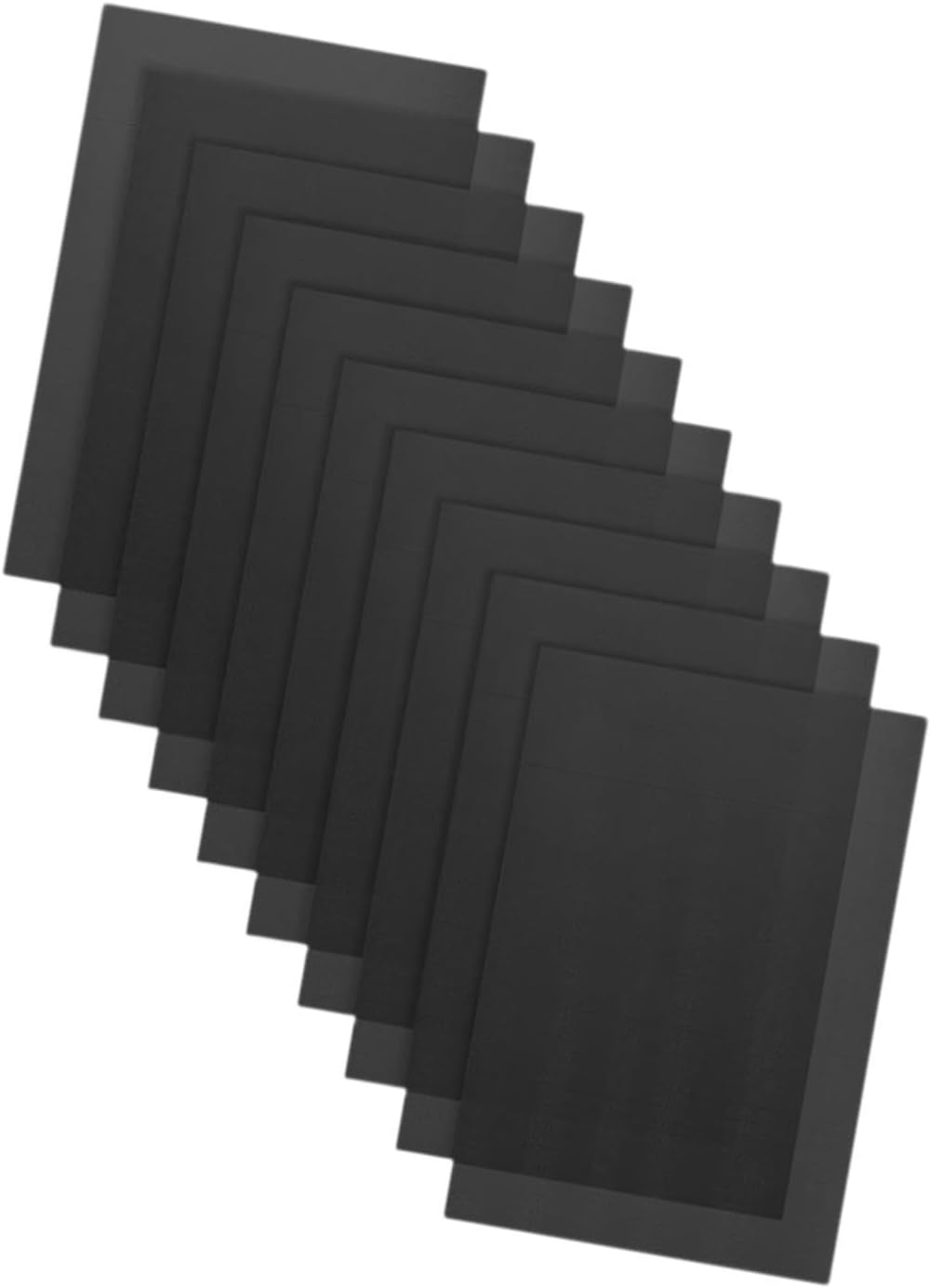 Perfeclan 10X Eye Meshes for Therian Mask Mesh Sheets Water Resistant PVC Eye Meshes Printable Nets for Clothing DIY Fursuits Halloween, White