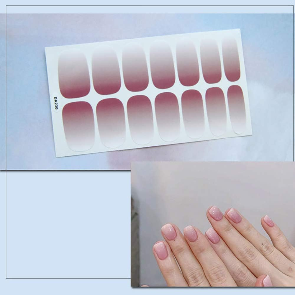 6 Sheets Reusable Durable Nail Stickers 3D Waterproof DIY Nail Art Tips Decorations Self-Adhesive Stickers image number 1