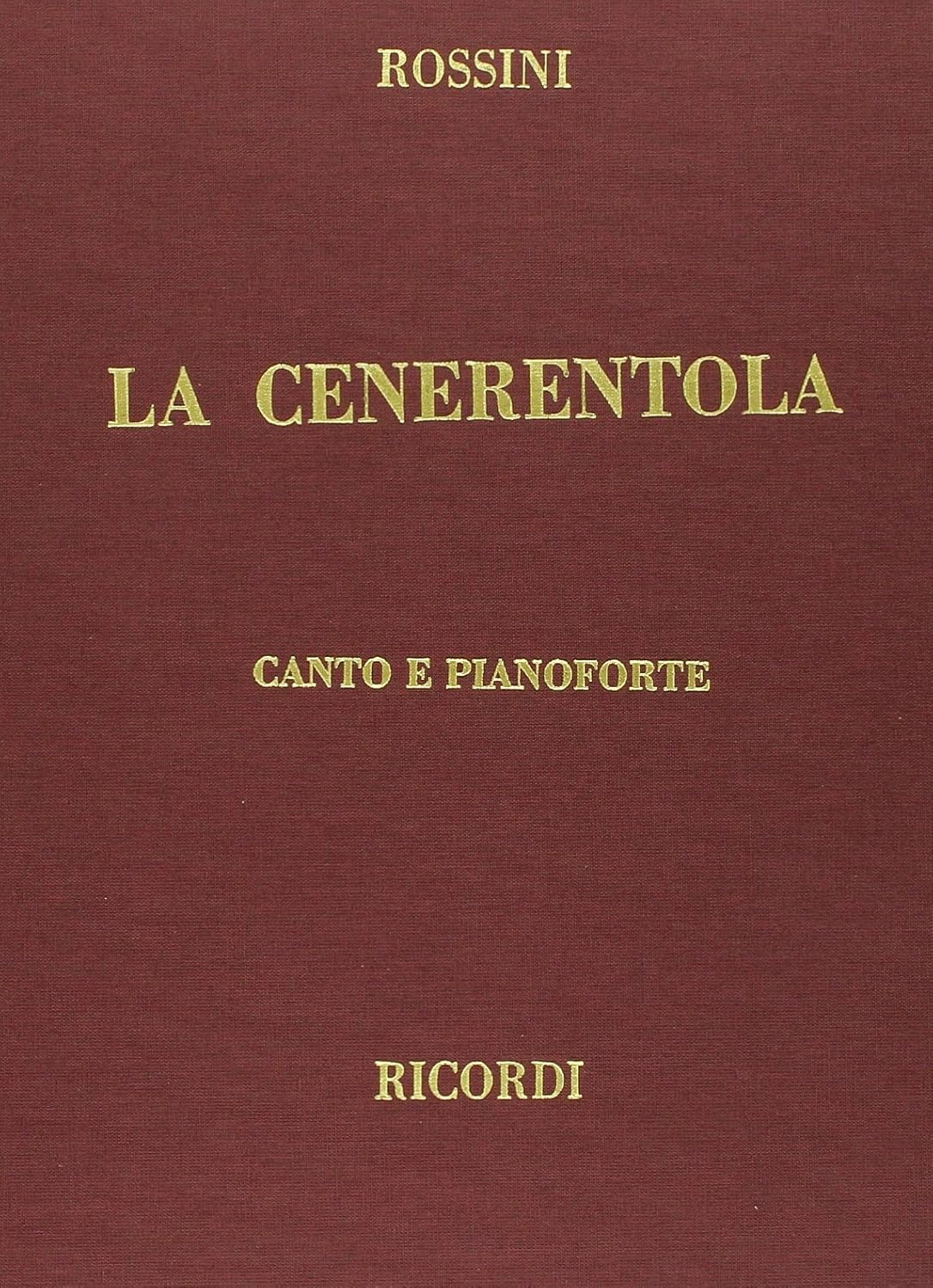 La Cenerentola: Vocal Score