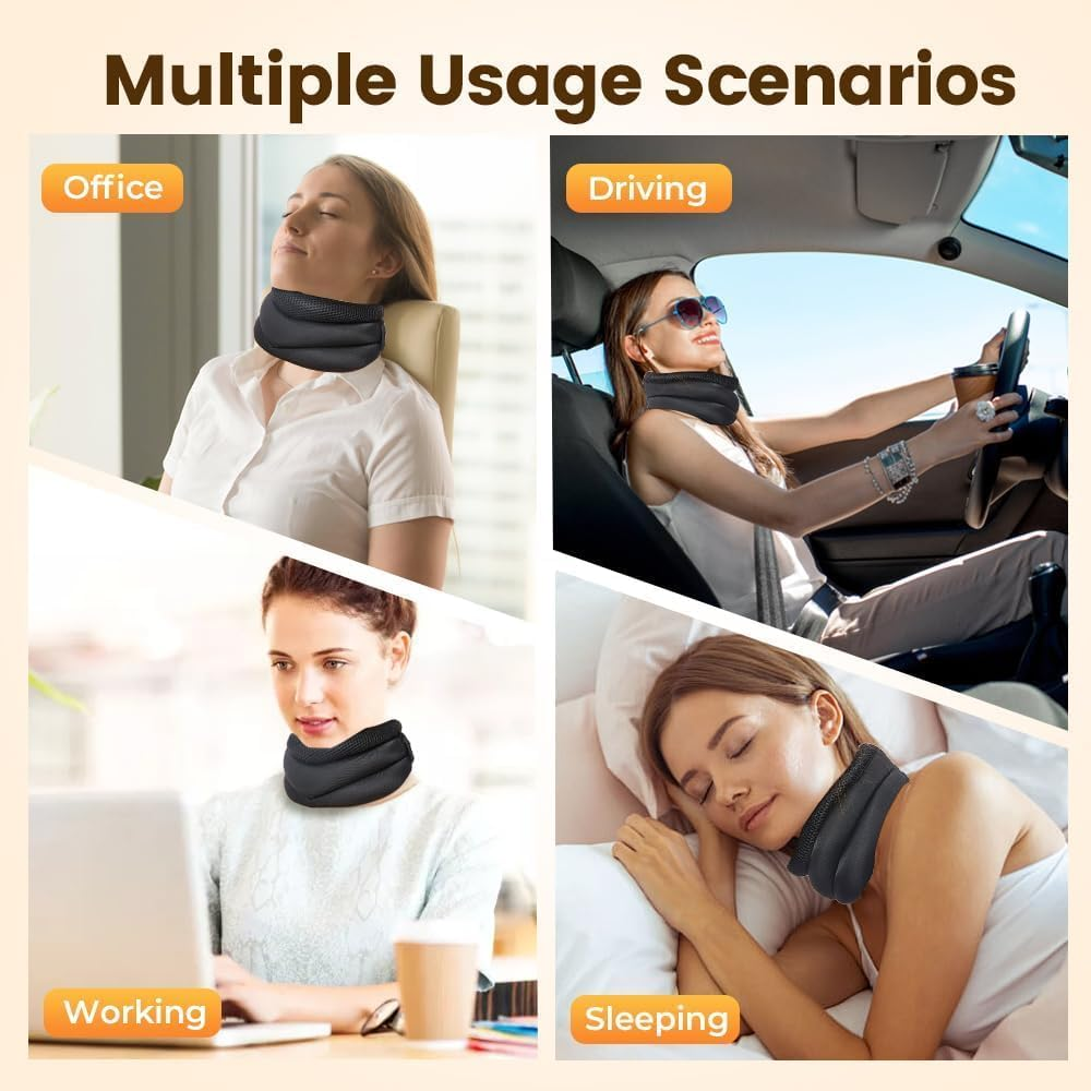 Upgraded Neck Support for Snoring, 2025 New Cervical Collar Adjustable Three-Stage Neck Brace for Sleeping, Necksupport No More Snoring, Soft Foam Cervical Collar, Ergonomic Design image number 2