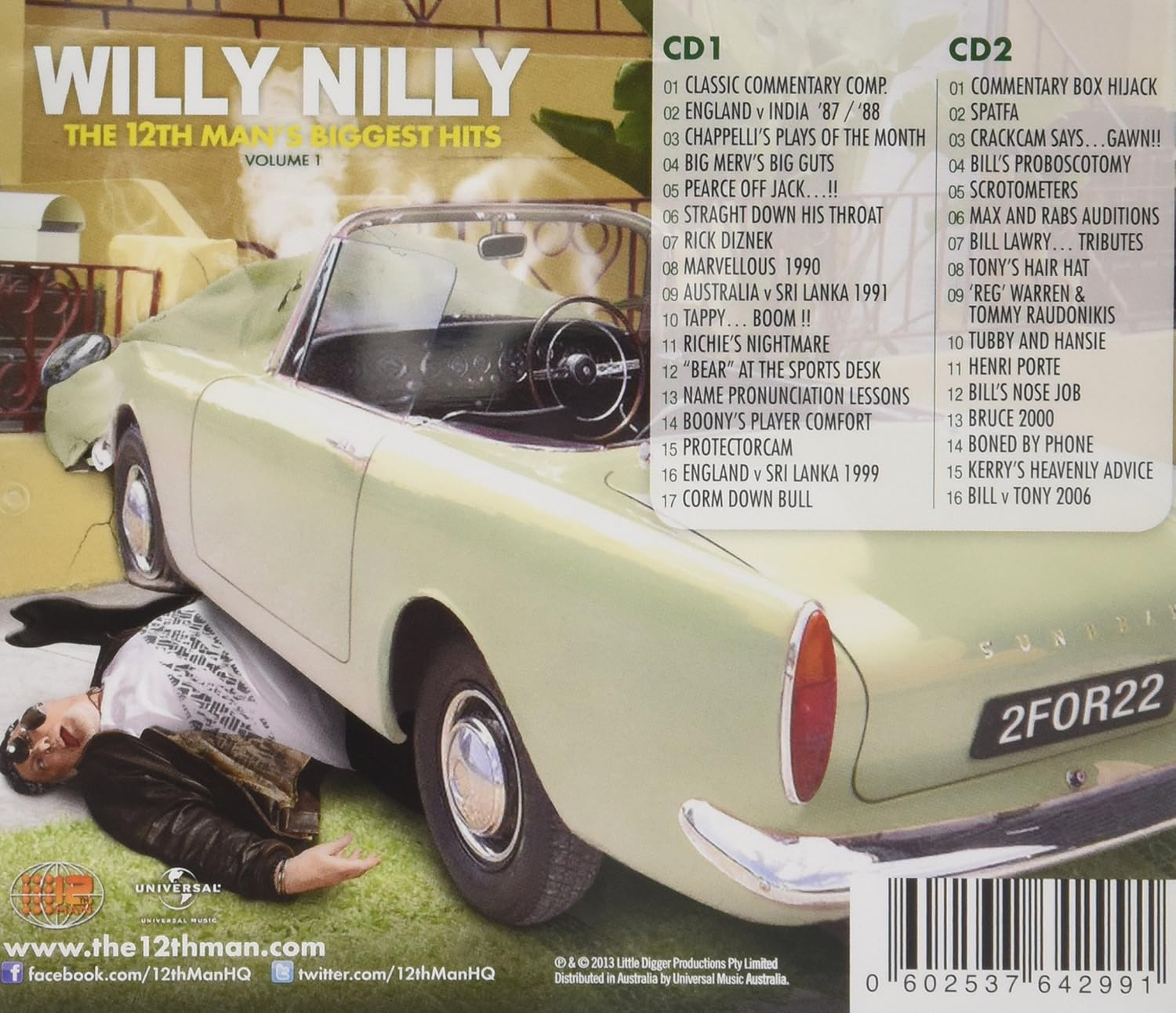 WILLY NILLY - the 12TH MAN'S BIGGEST HITS