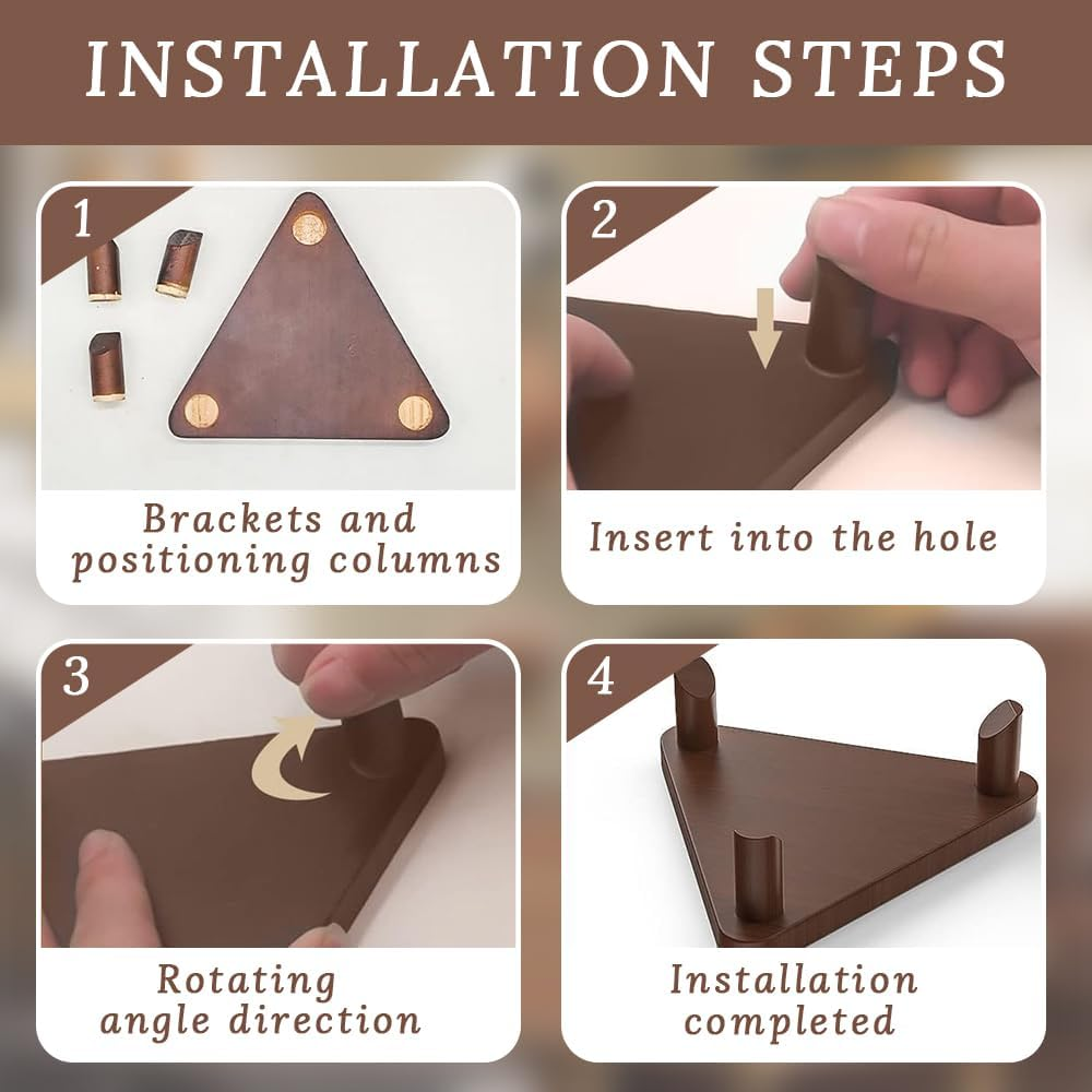 3-Pack Ball Rack, Wooden Display Stand, Souvenir Display Box, Can Be Used for Storage and Display of Sports Balls Such as Football, Rugby, Volleyball, Suitable for Home Decoration, Office, Store image number 5