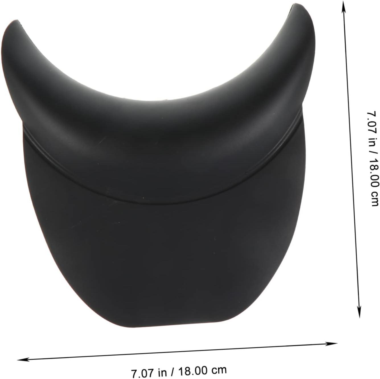 FRCOLOR Silica Gel Shampoo Neck Rest Pillow 18X18X4Cm Lightweight Portable Comfortable Hair Washing Support for Salon Home Use image number 3