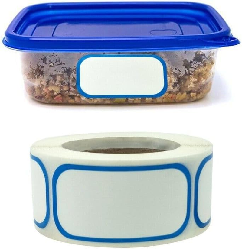 AIMALL 300PCS Blank Food Labels, Kitchen Storage Labels, 1''X2'' Adhesive Stickers for Meal Prep, Baby Formula, Freezer Organization image number 5