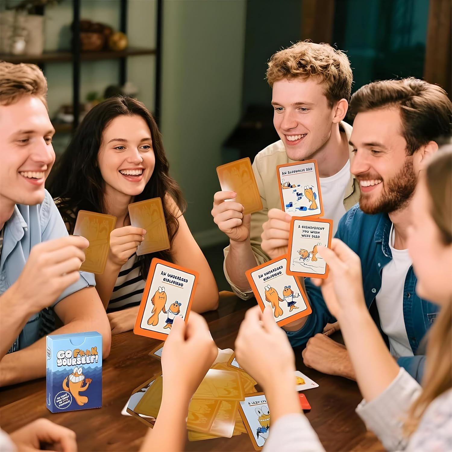 Go F K Yourself - the Go Fish Game of Life'S Little Humiliations, Adult Go Fish Card Game, Hilarious Card Games, Interactive Fun Family and Educational Games (1Pcs) image number 4