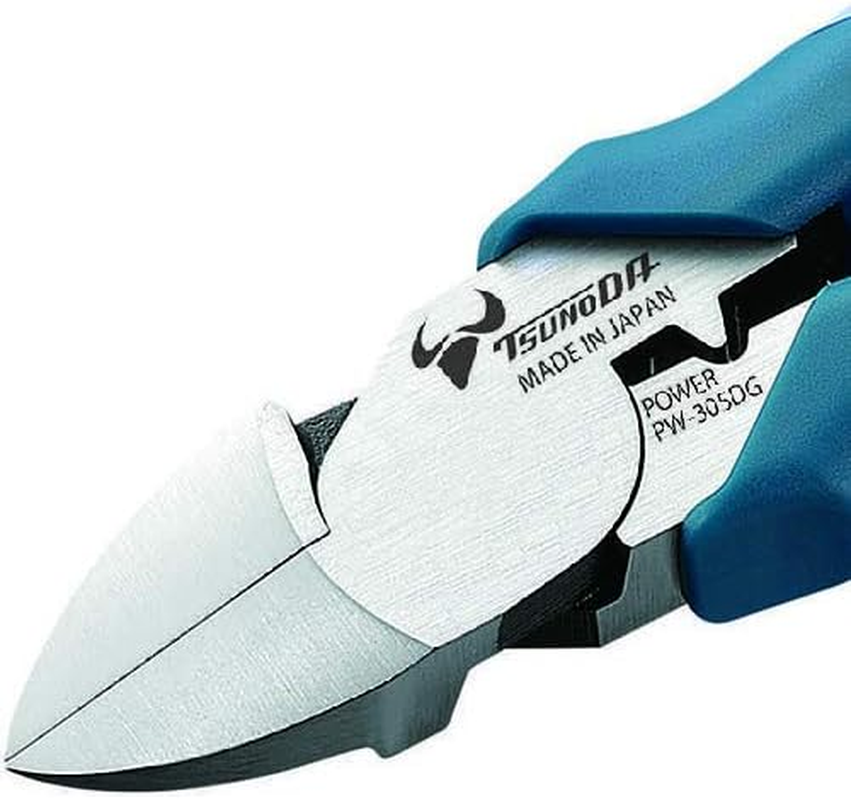 Tsunoda, PW-305DG, POWER Thin Blade Cutting Pliers (9-Inch), W/Crimping Die