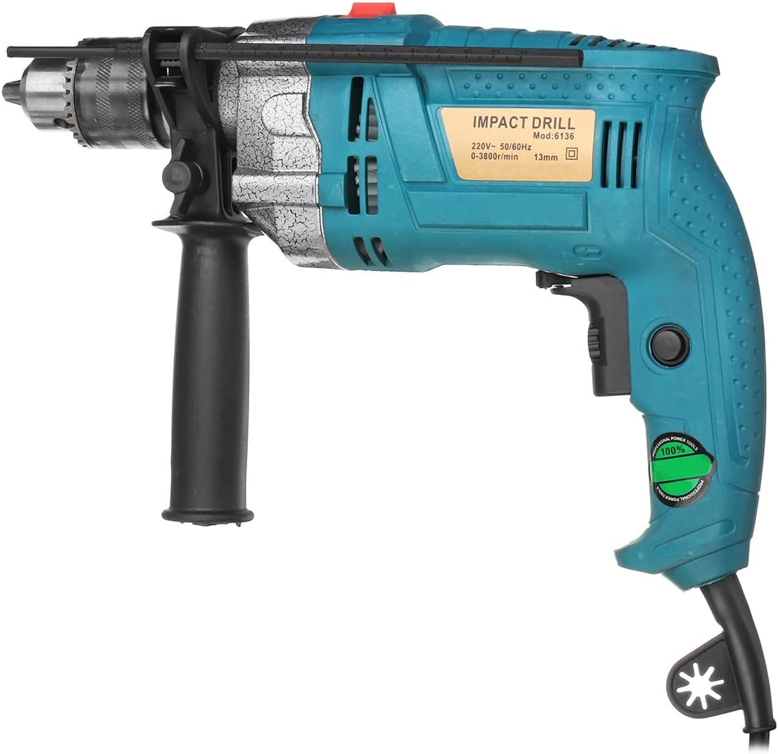 32Pcs/Set Brushless Motor Electric Corded Impact Drill 13Mm Chuck 3200Rpm 700W image number 4