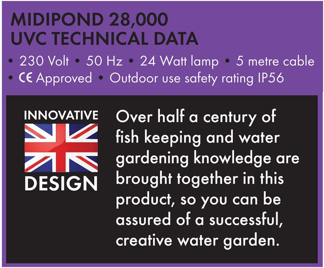 Blagdon Midipond UV Pond Filter System 28,000 for Extra Large Ponds image number 5